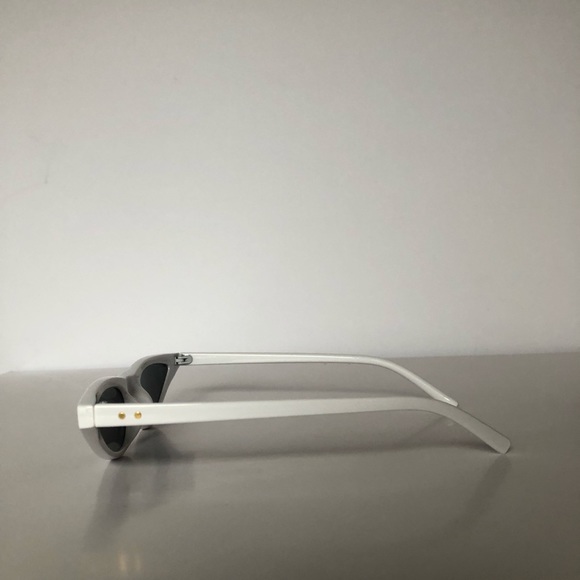 Slim Frame Vintage Retro Cat Eye Sunglasses - Picture 4 of 6